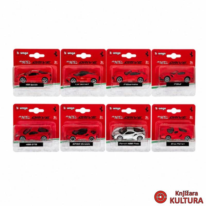 BURAGO 1/64 FERRARI RACE AND PLAY 