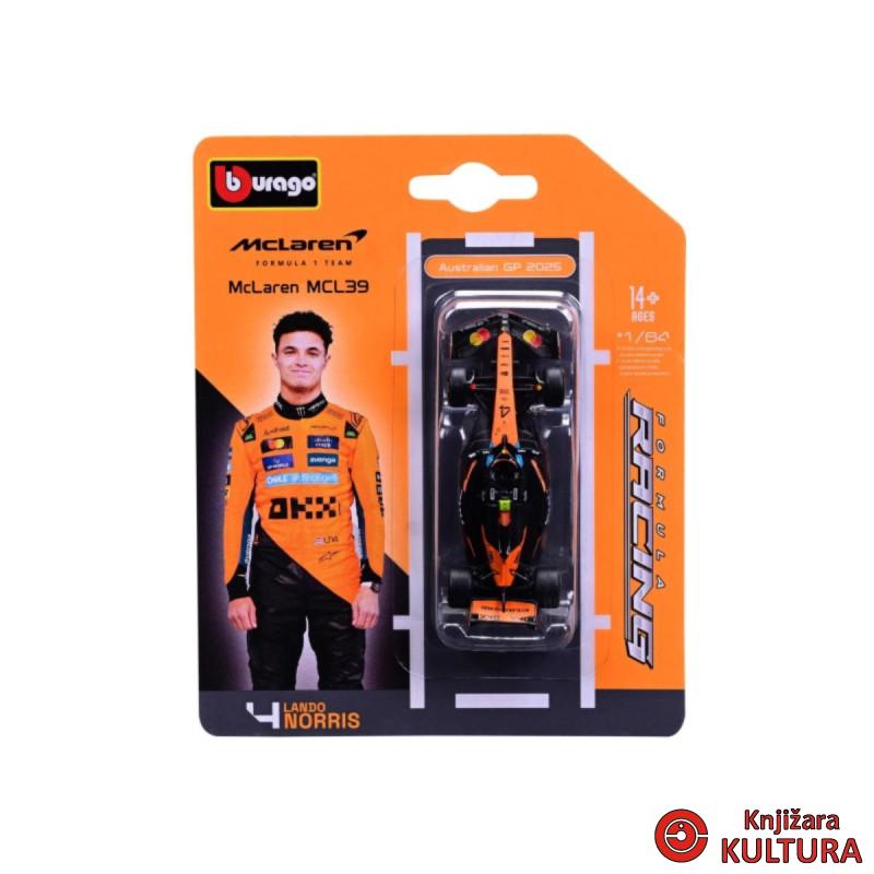BURAGO 1/64 FORMULA MCLAREN F1 MCL39 