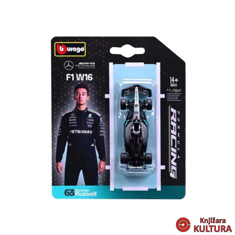 BURAGO 1/64 MERCEDES-AMG PETRONAS W16 