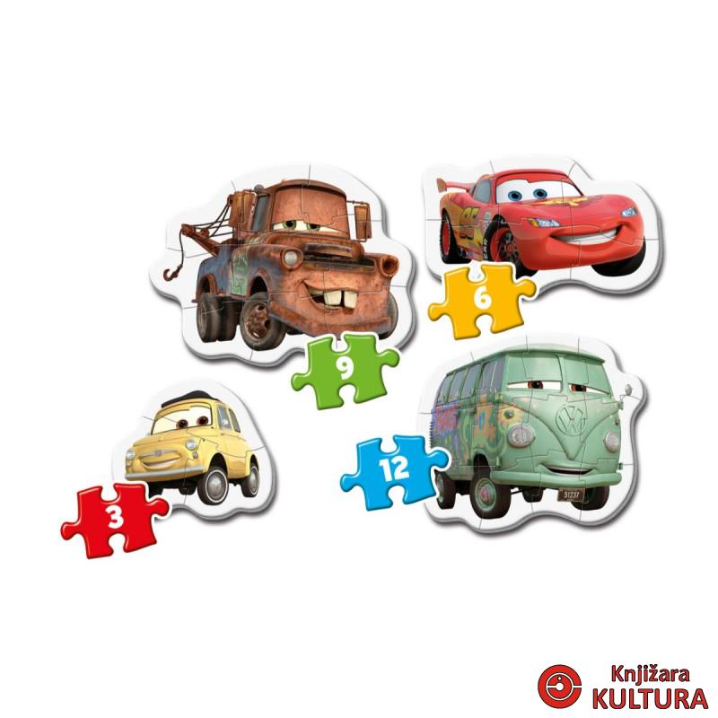 PUZZLE MOJE PRVE 3+6+9+12 CARS 