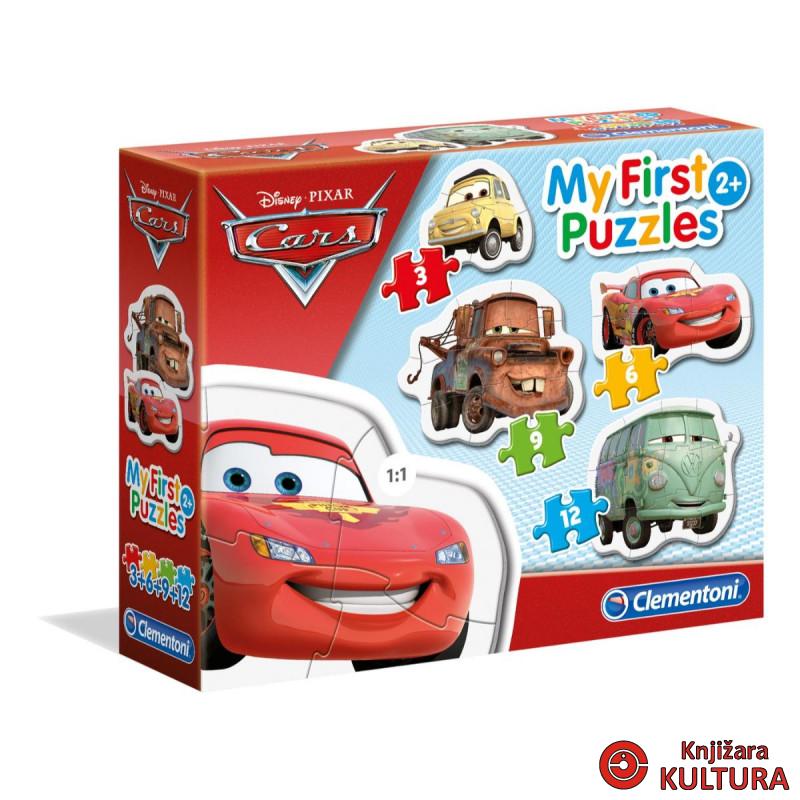 PUZZLE MOJE PRVE 3+6+9+12 CARS 