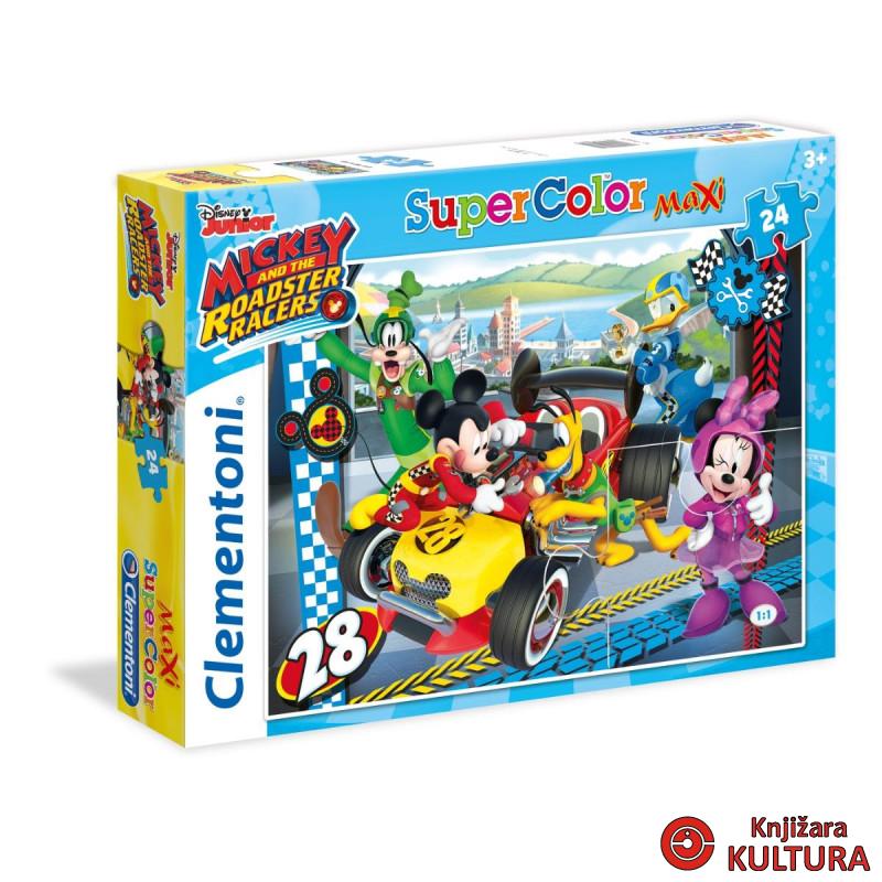 PUZZLE 24 MAXI MICKEY I TRKAĆI AUTO 