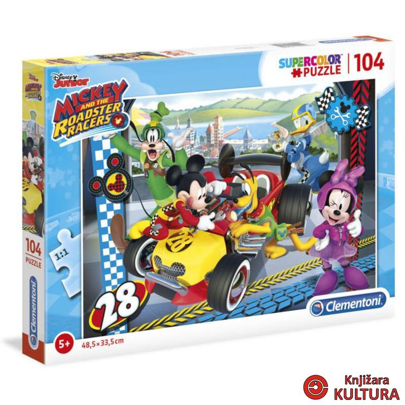 PUZZLE 104 MICKEY I TRKAĆI A.27984 