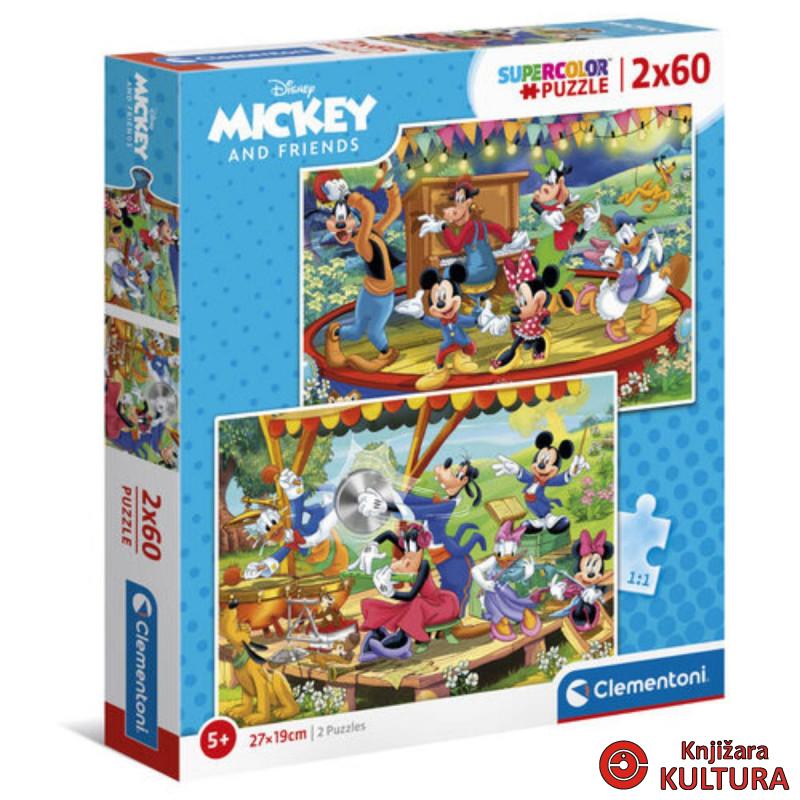PUZZLE 2X60 MICKEY AND FRIENDS 