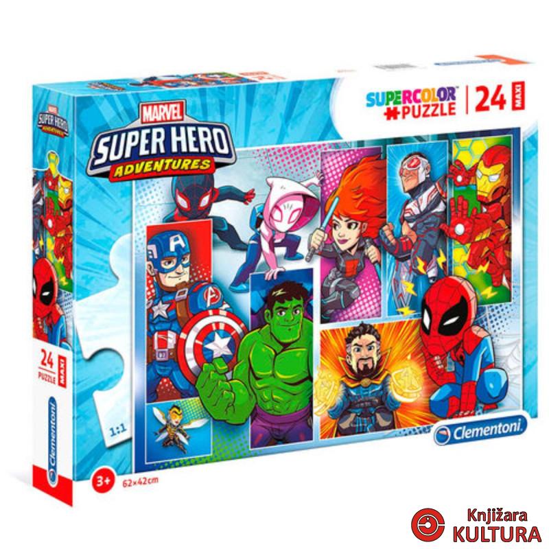 PUZZLE 24 MAXI SUPERHERO 