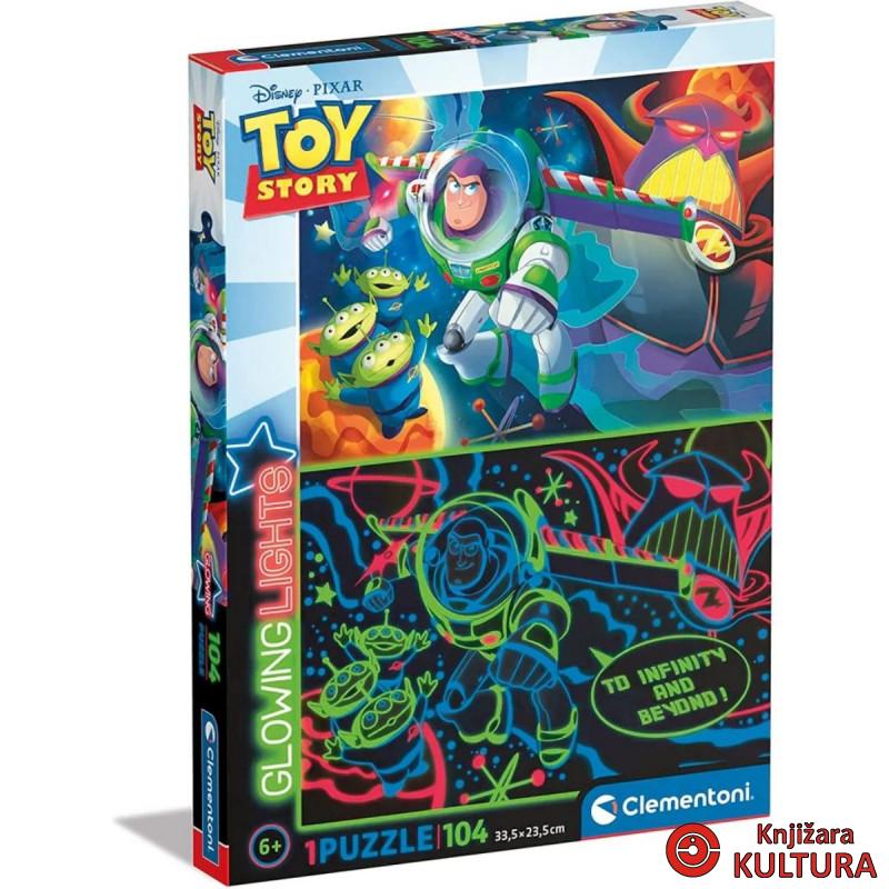 PUZZLE 104 GLOWING TOY STORY 