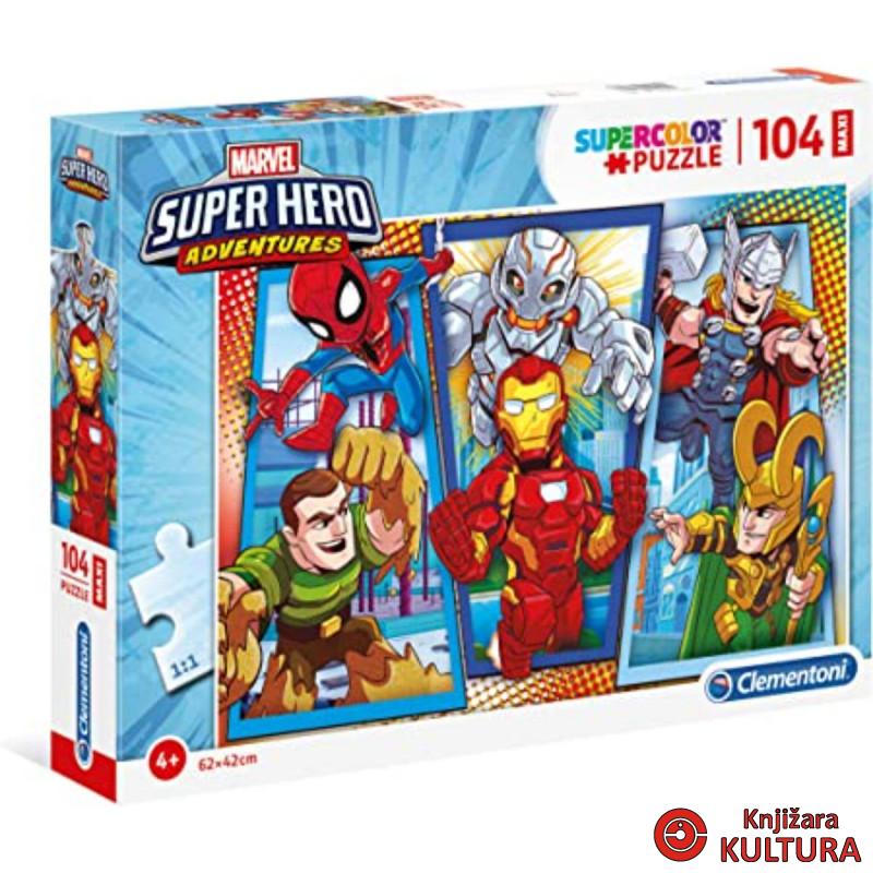 PUZZLE 104 MAXI SUPERHERO 