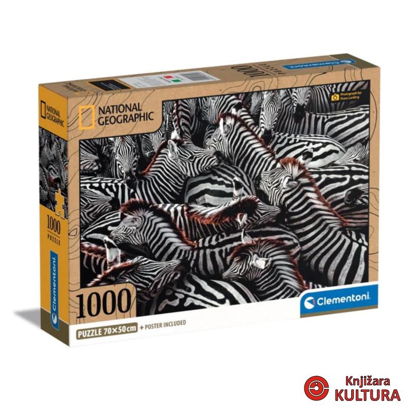 PUZZLE 1000 NG ZEBRAS IN HOLDING PEN 