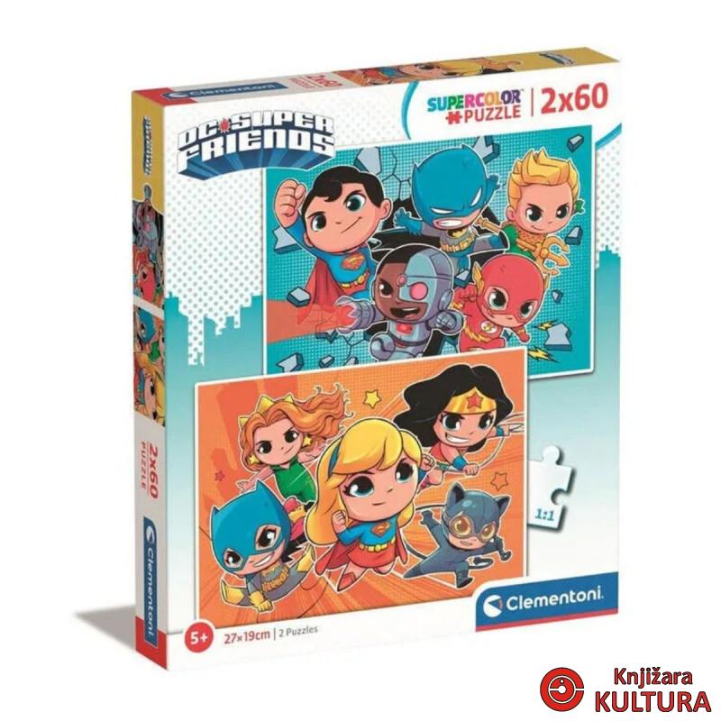 PUZZLE 2X60 COMICS SUPERFRIENDS 