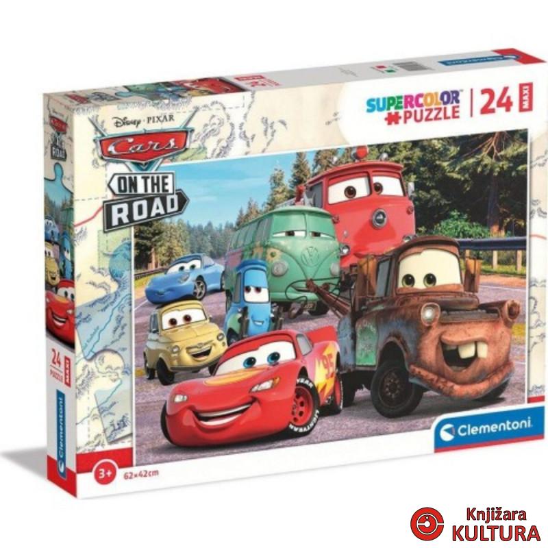 PUZZLE 24 MAXI CARS ON THE ROAD 