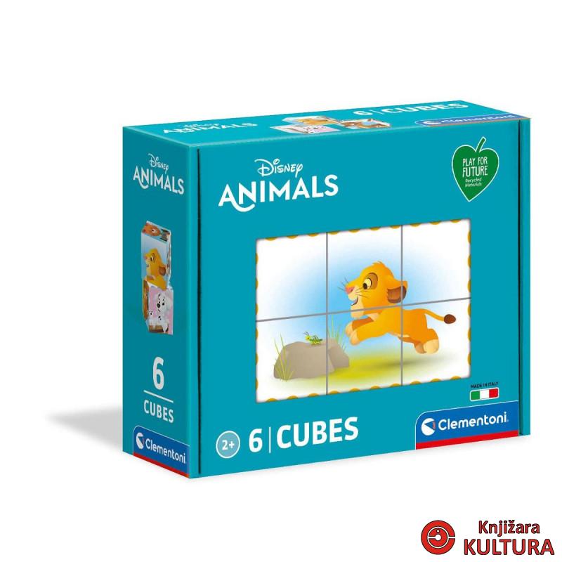 SLAGALICA 6 KOCKI DISNEY ANIMAL FRIENDS 