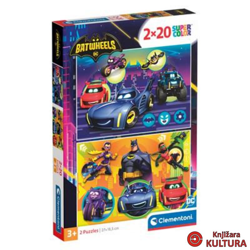 PUZZLE 2X20 BATWHEELS 