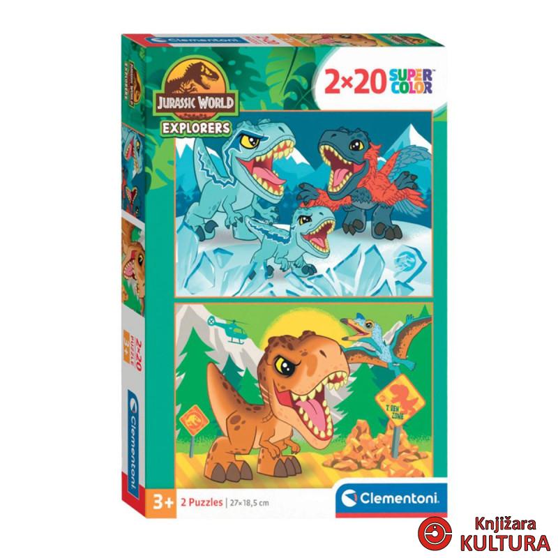 PUZZLE 2X20 JURASSIC WORLD 