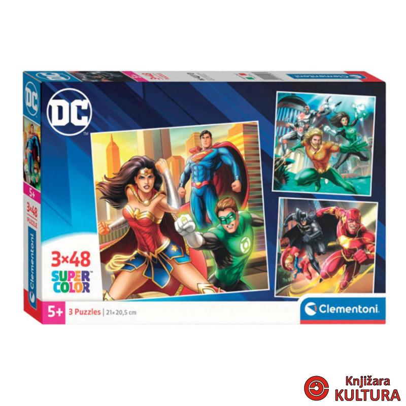PUZZLE 3X48 SQUARE COMICS JUSTICE LEAGUE 