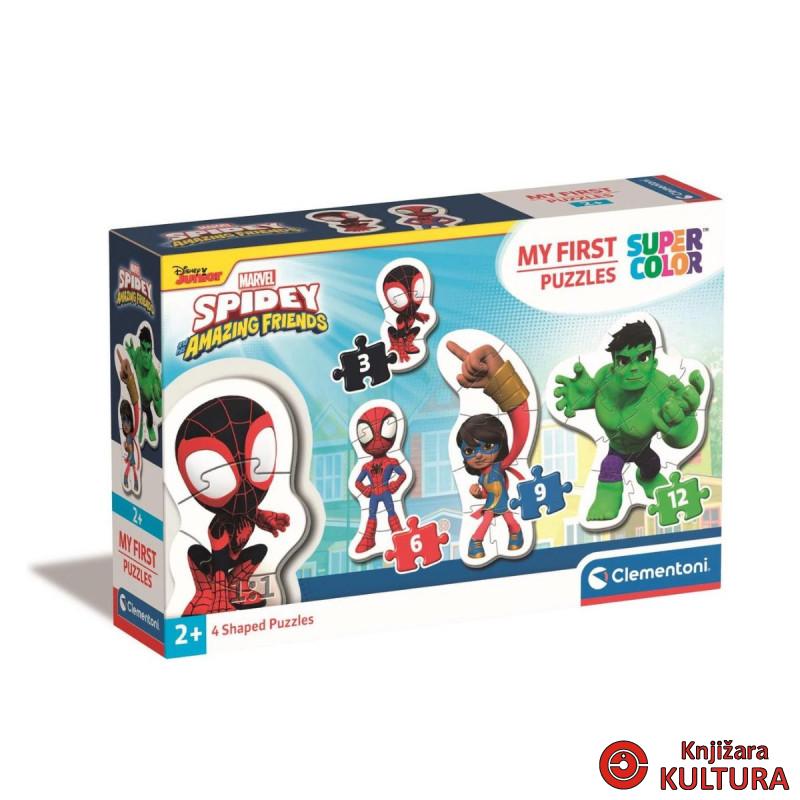 PUZZLE MY FIRST 3-6-9-12 SPIDEY MARVEL 