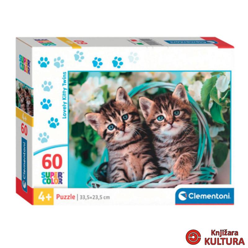 PUZZLE 60 NOLI LOVELY KITTY TWINS 2024 