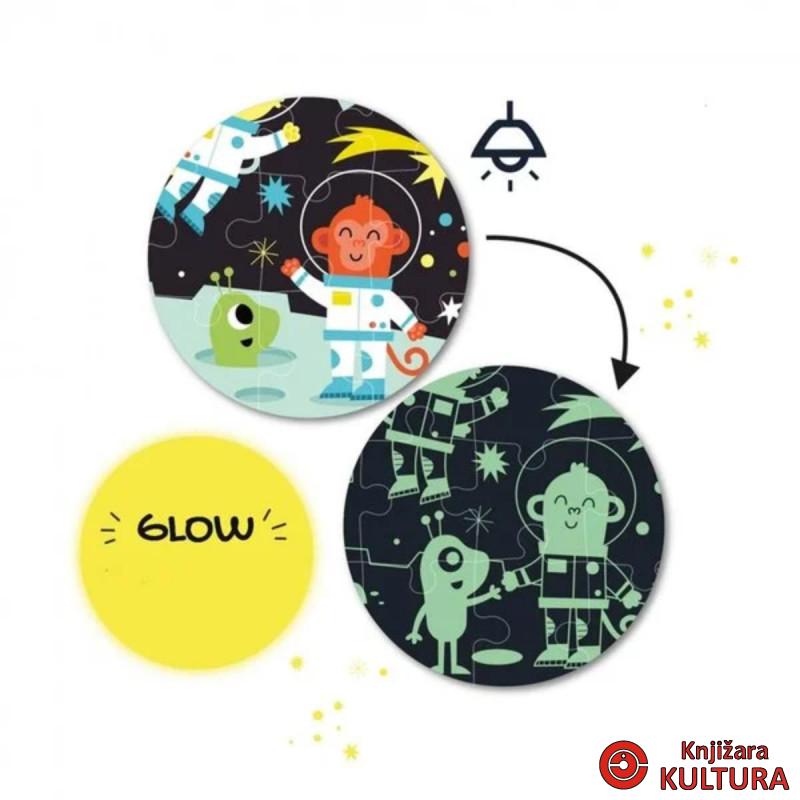PUZZLE GLOW IN THE DARK SPACE 60U 18813AP 
