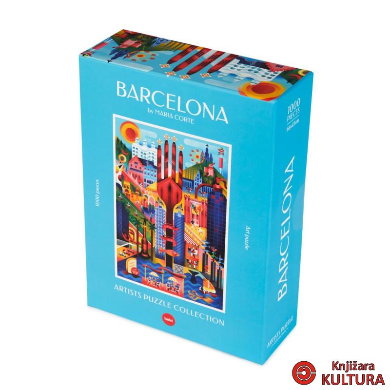 Puzzle,Barcelona,1000 pcs,chipboard 