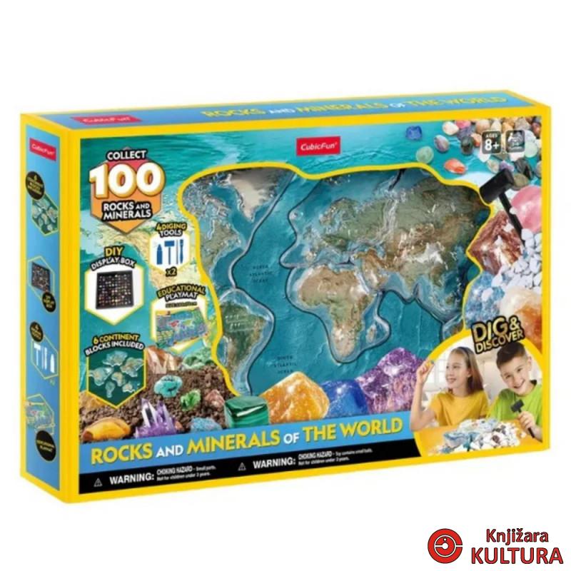 PUZZLE CUBIC FUN ROCKS AND MINERALS 