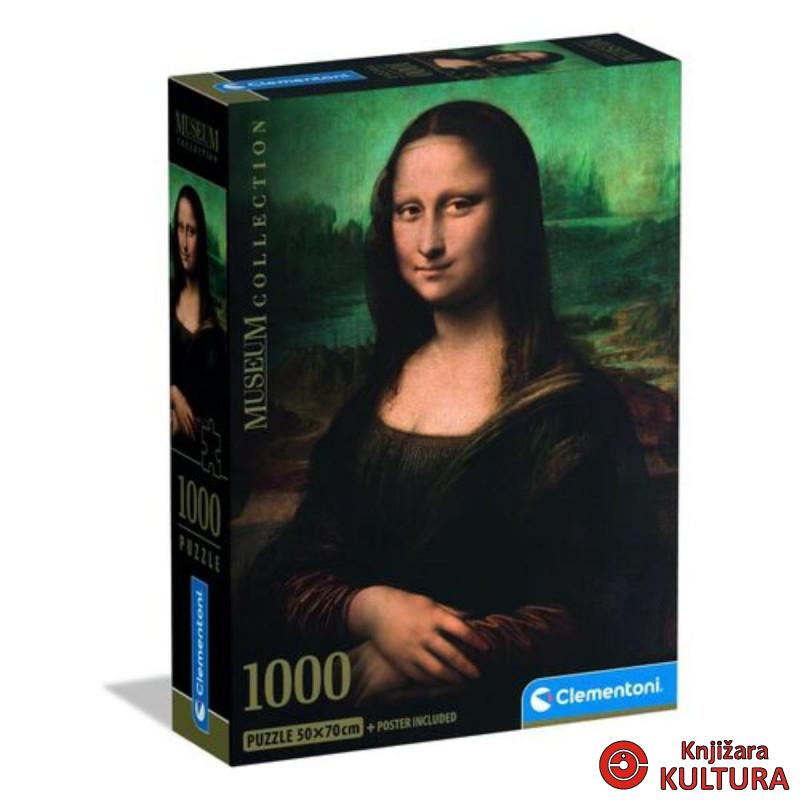 PUZZLE 1000 HQC MUSEUM-MONA LISA COMPACT 