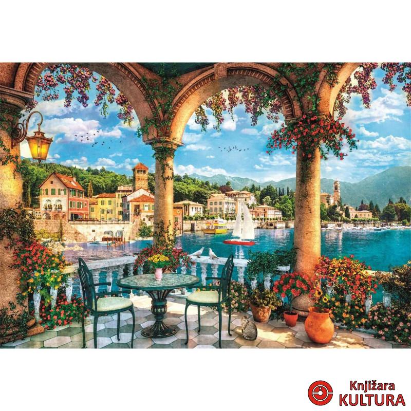 PUZZLE 1000 HQC BALCONY VIEW OF LAKE COMO COMPACT 