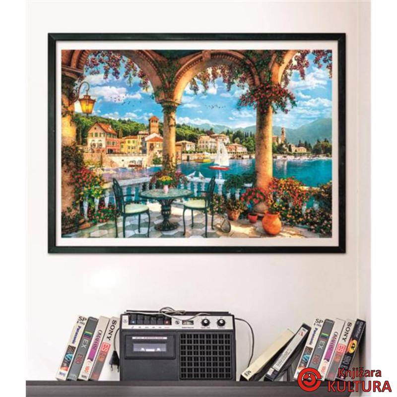 PUZZLE 1000 HQC BALCONY VIEW OF LAKE COMO COMPACT 