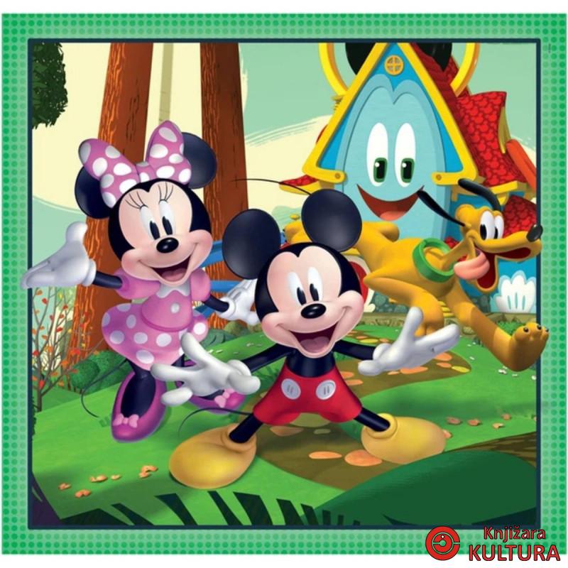 PUZZLE 3X48 SQUARE MICKEY AND FRIENDS 25298 