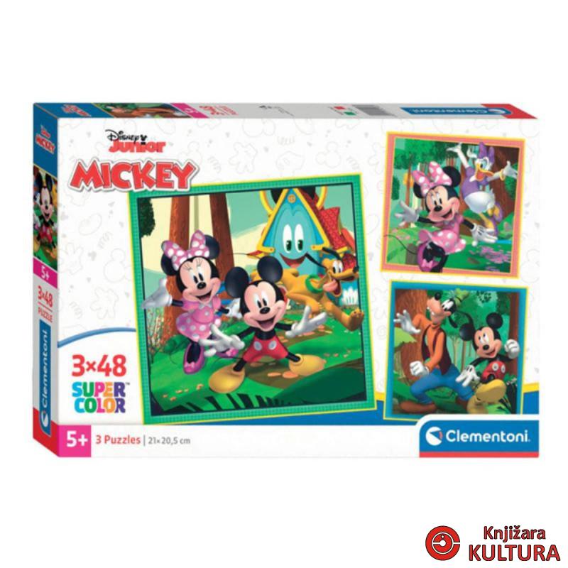 PUZZLE 3X48 SQUARE MICKEY AND FRIENDS 25298 
