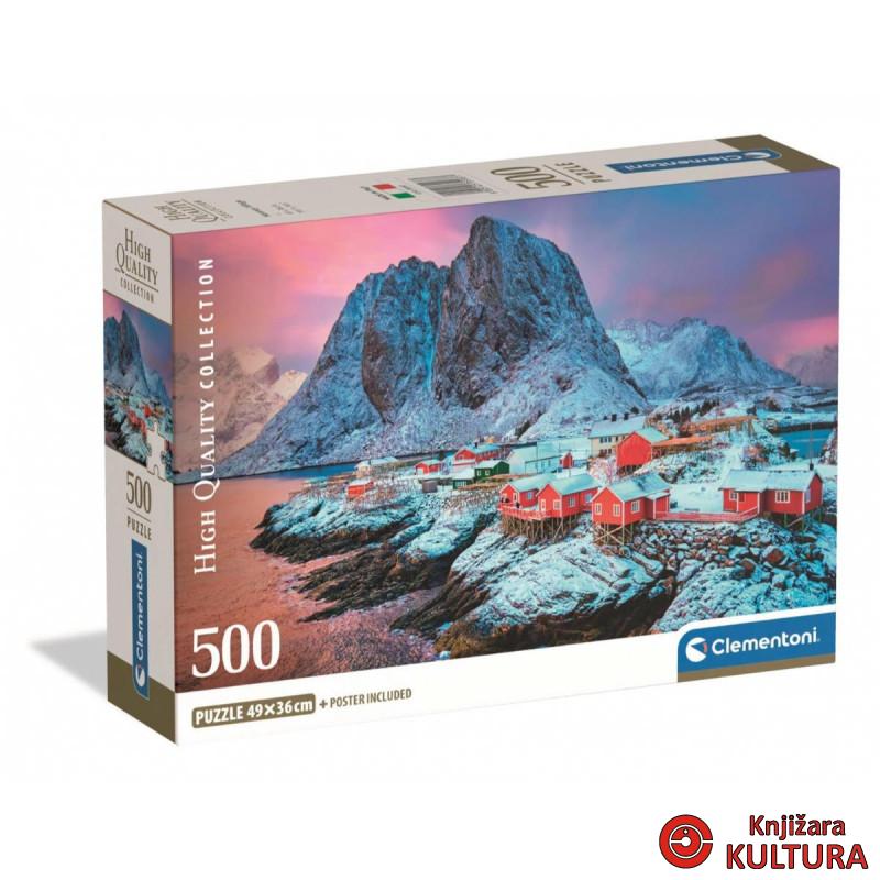 PUZZLE 500 HQC HAMNOY VILLAGE COMPACT 