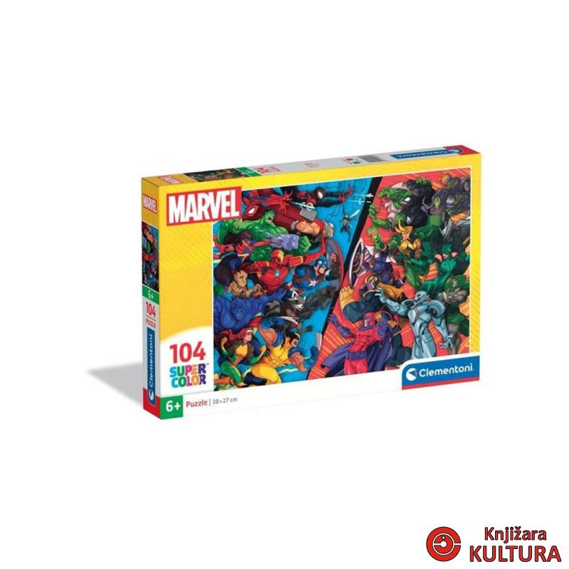 PUZZLE 104 MARVEL HEROES VS VILLAINS 