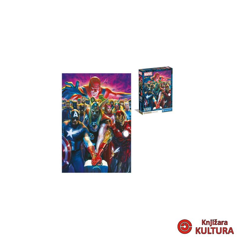 PUZZLE 1000 MARVEL AVENGERS COMPACT 