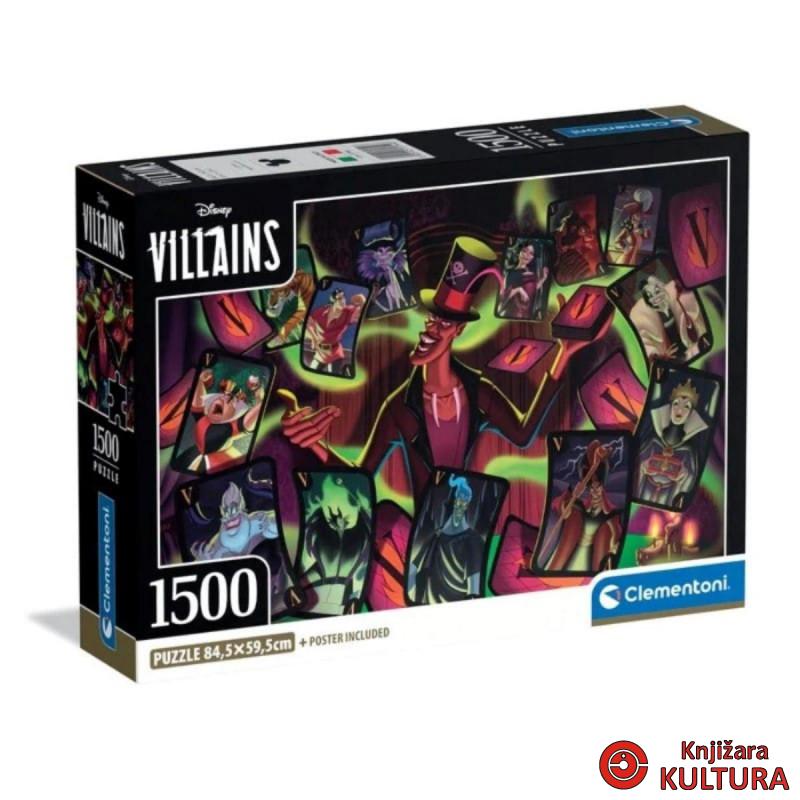 PUZZLE 1500 DISNEY VILLAINS COMPACT 