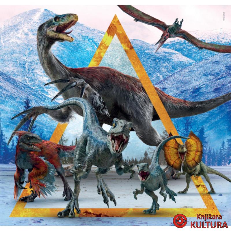 PUZZLE 3X48 SQUARE JURASSIC WORLD 