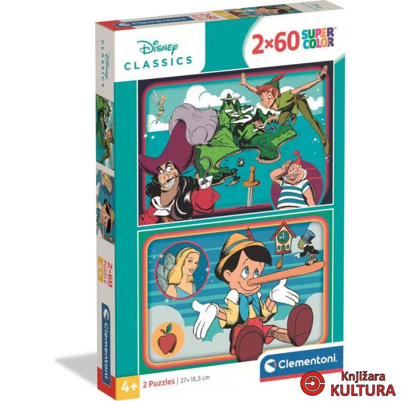 PUZZLE 2X60 DISNEY CLASSIC 2025 