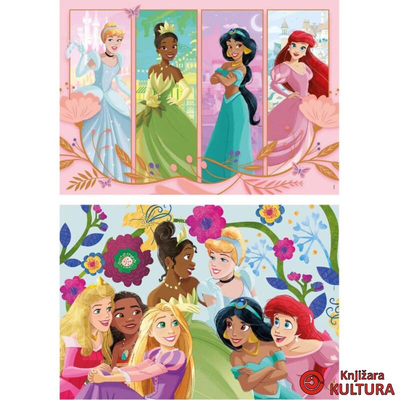 PUZZLE 2X60 DISNEY PRINCEZE 2025 
