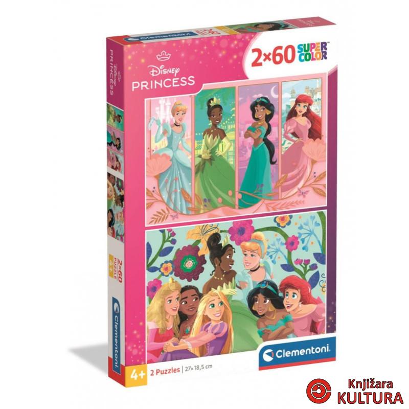 PUZZLE 2X60 DISNEY PRINCEZE 2025 