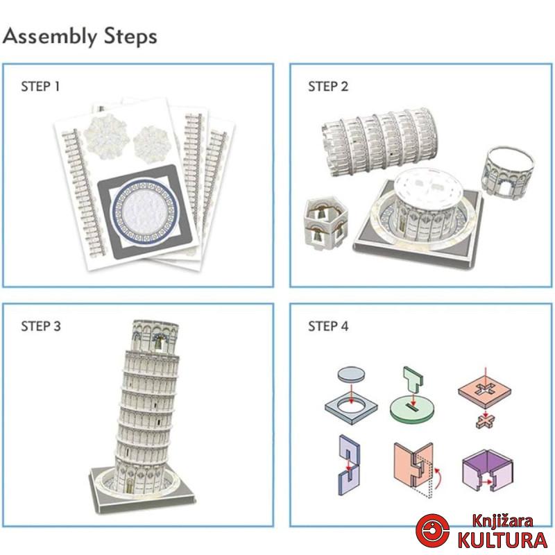 PUZZLE CUBIC FUN LEANING TOWER OF PISA 