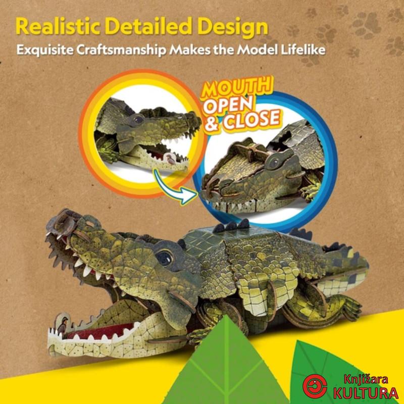 PUZZLE CUBIC FUN CROCODILE 