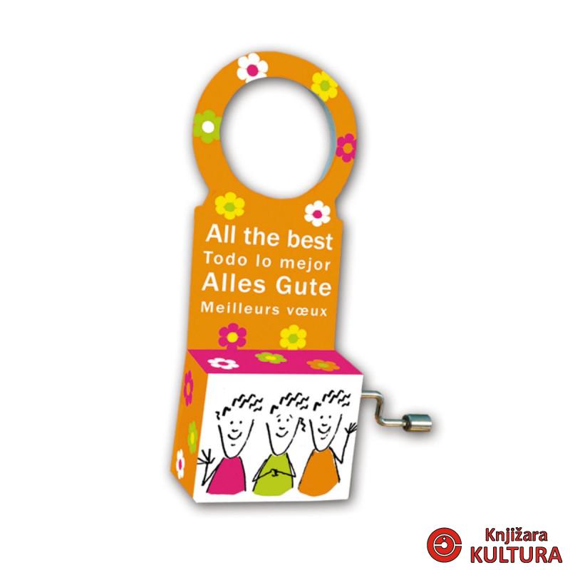 Muz.kutija za flašu Elise tri figure 