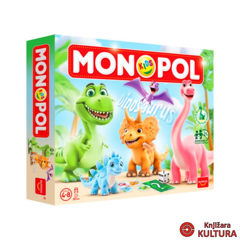 MONOPOL KIDS-DINOSAURUS 