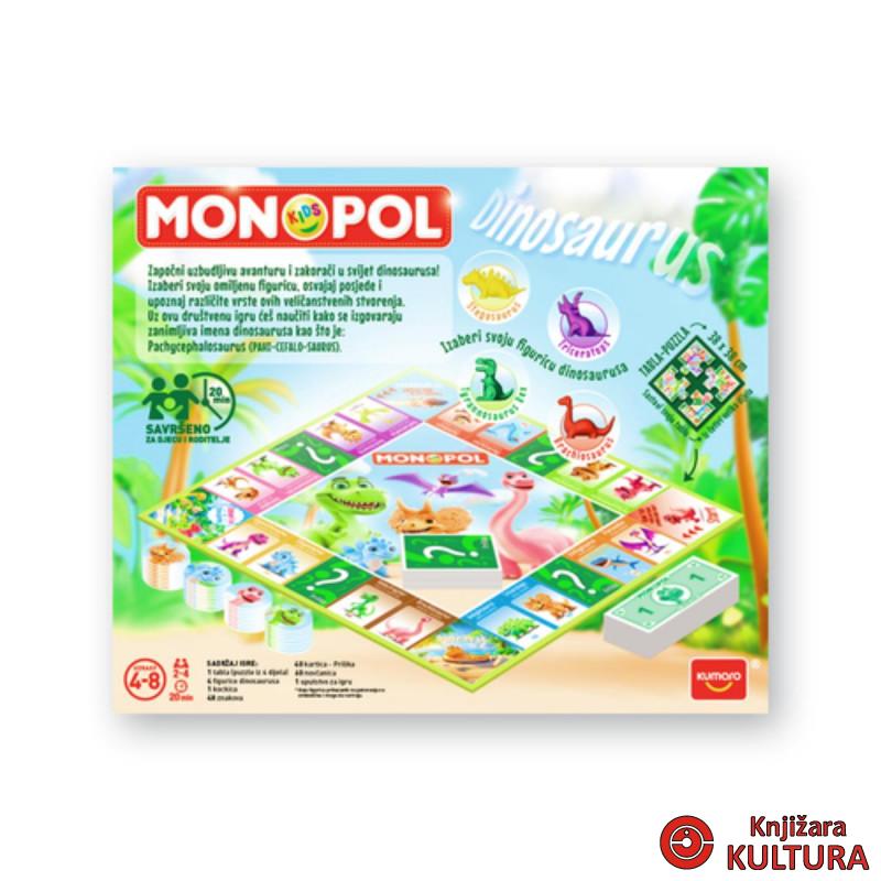 MONOPOL KIDS-DINOSAURUS 