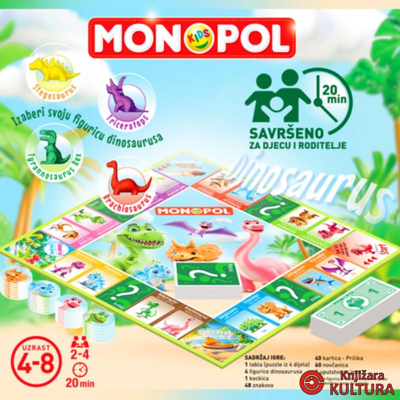 MONOPOL KIDS-DINOSAURUS 