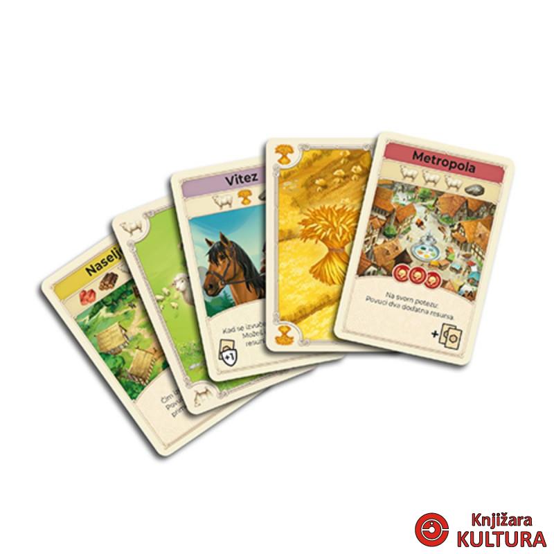 Društvena igra Catan kartična igra 