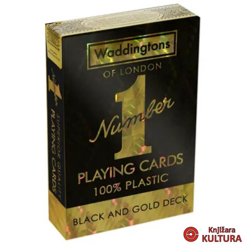 Karte Waddingtons No. 1 - Black and Gold 