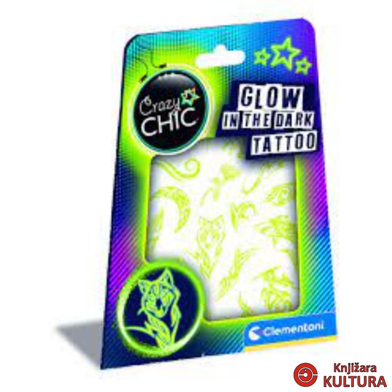 CRAZY CHIC TETOVAŽE-GLOW IN THE DARK CL18687 