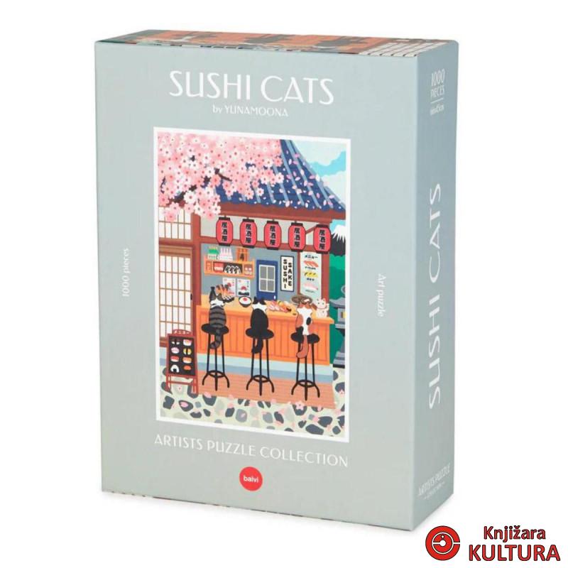 SLAGALICA SUSHI CATS 1000 PCS KARTON 