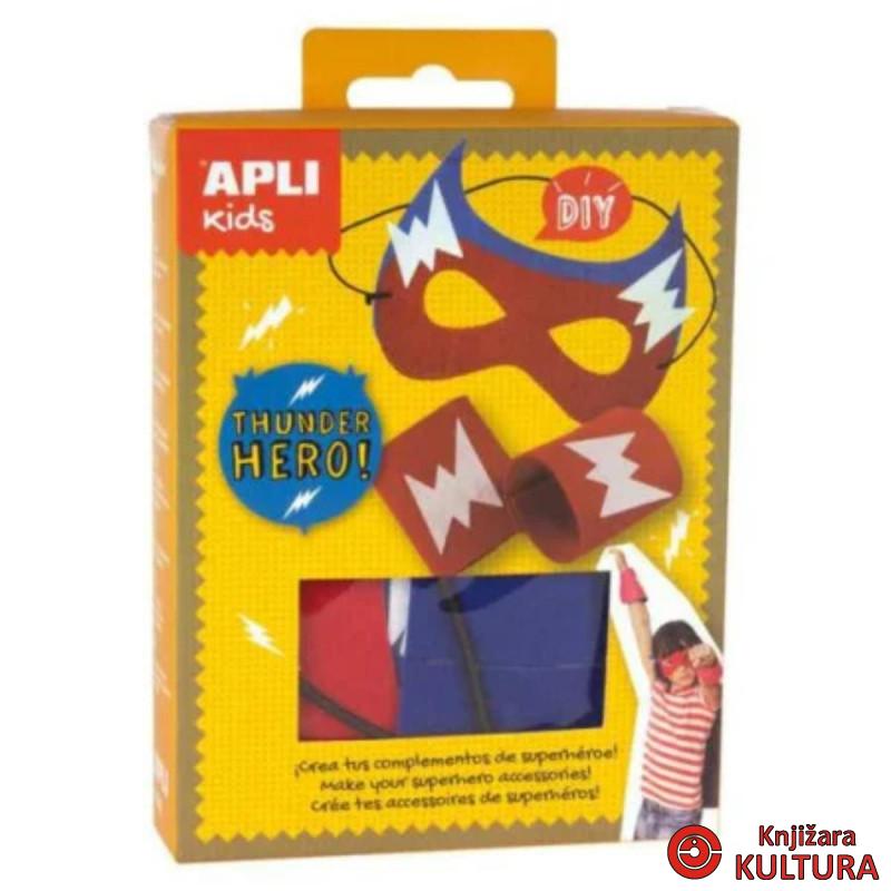 URADI SAM MASKA SUPERHEROJ APLI RED-BLUE 