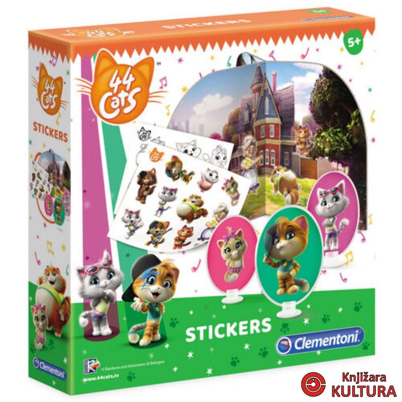 CRAFT SET 44 MAČKE SA NALJEPNICAMA 