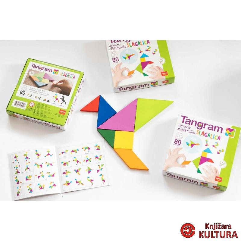 Tangram drvena didaktička slagalica 