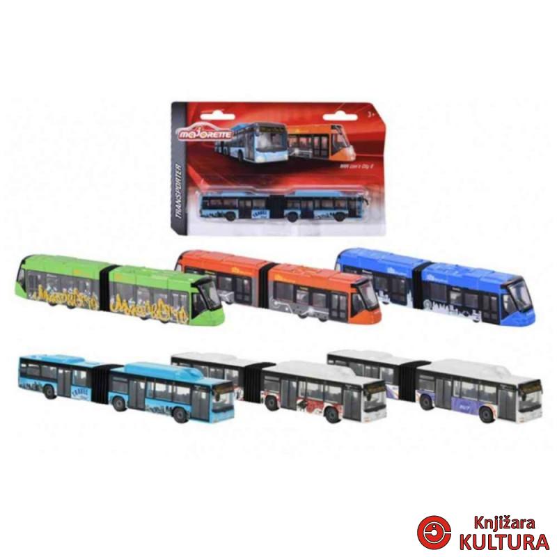 MAJORETTE MAN CITY BUS+SIEMENS AVENIO TRAM 